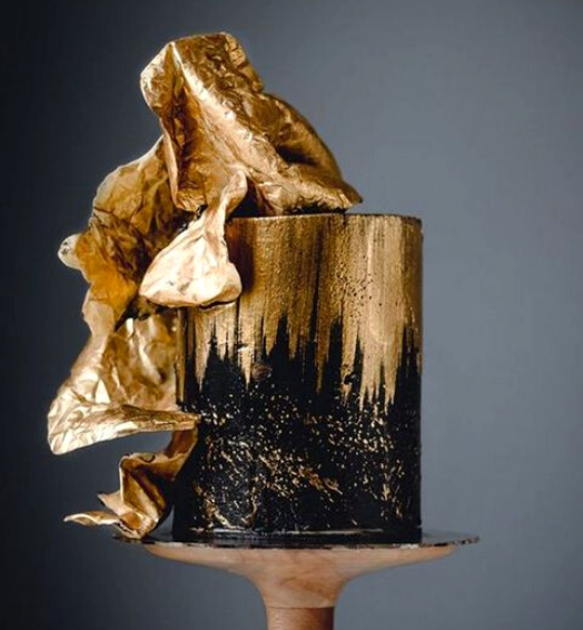 GOLD RICE PAPER
